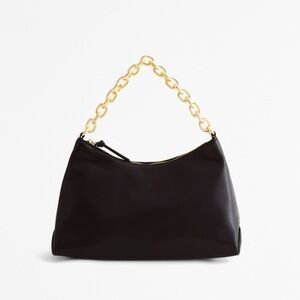 NWT Abercrombie & Fitch Vegan Leather Bag with Gold Chain